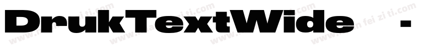 DrukTextWide 字体下载字体转换